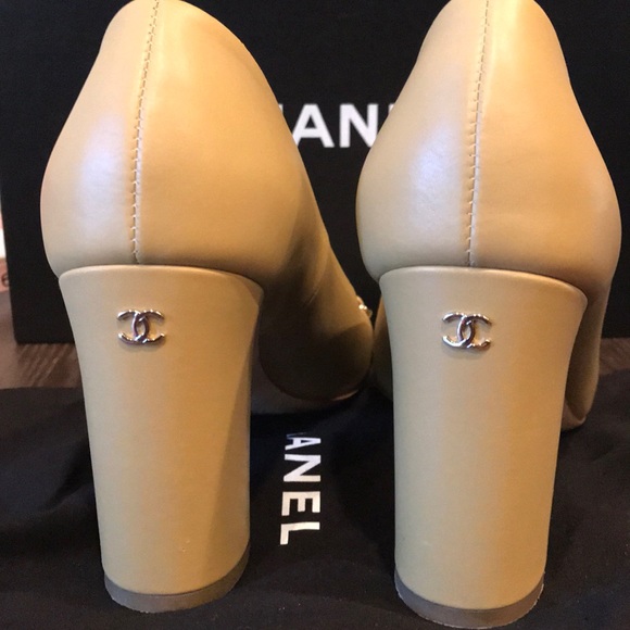 CHANEL Shoes - Chunky CHANEL Peep Toes